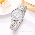 2020 Fashion Women Watches GS460 Luxury Diamond Ladies Wristwatches Stainless Steel Silver Mesh Strap Female Quartz Watch